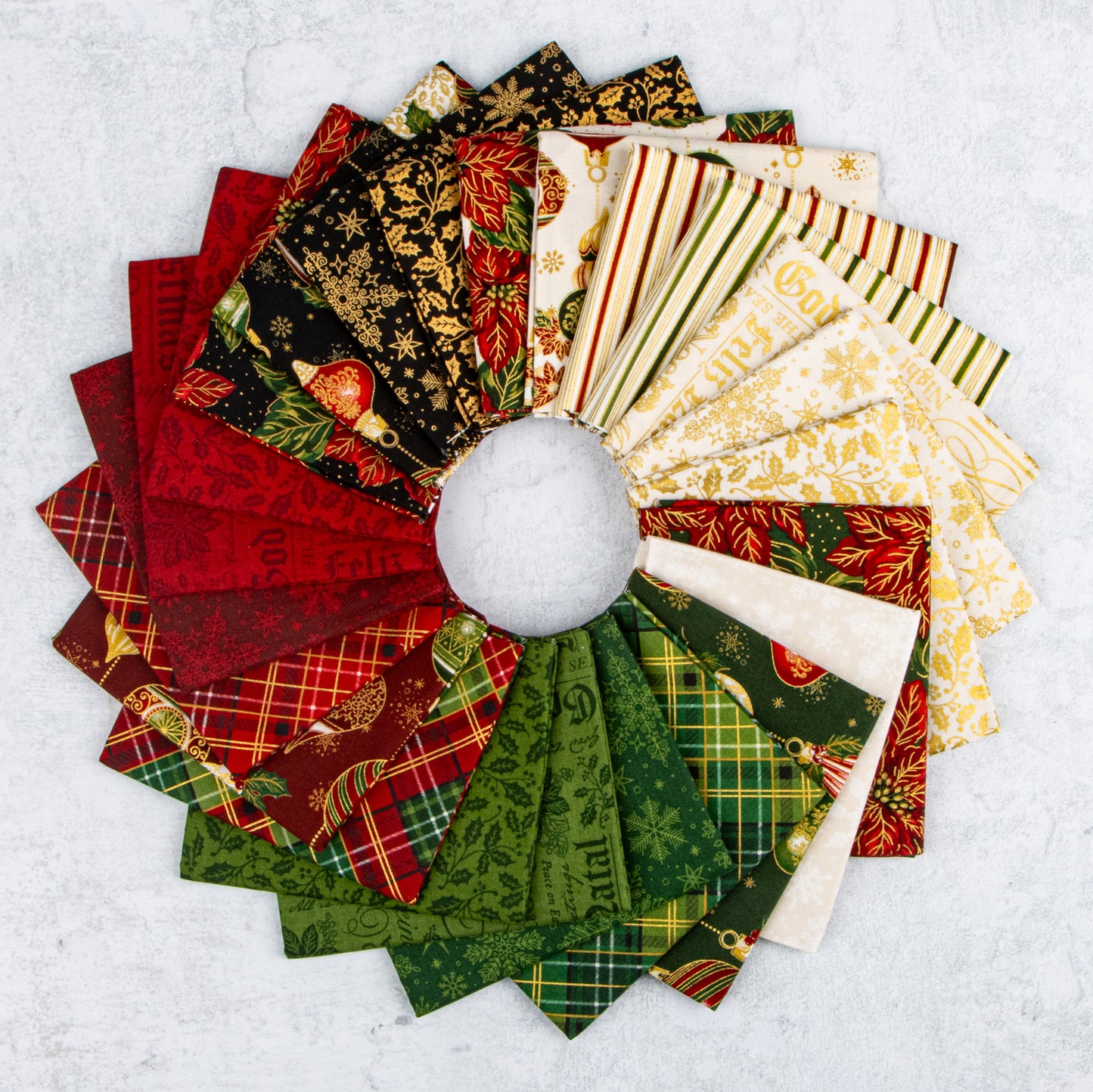 Poinsettias at Christmas Fabric Collection by Jennifer Bosworth for Riley Blake Designs at Lily Bella Fabrics