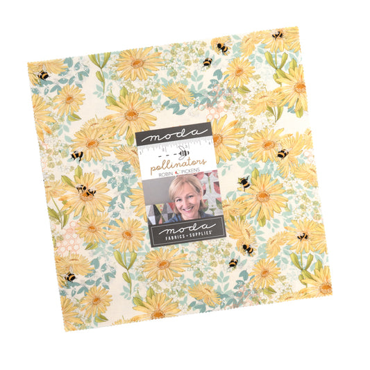 Pollinators Layer Cake (42 pieces) by Robin Pickens for Moda (48810LC)