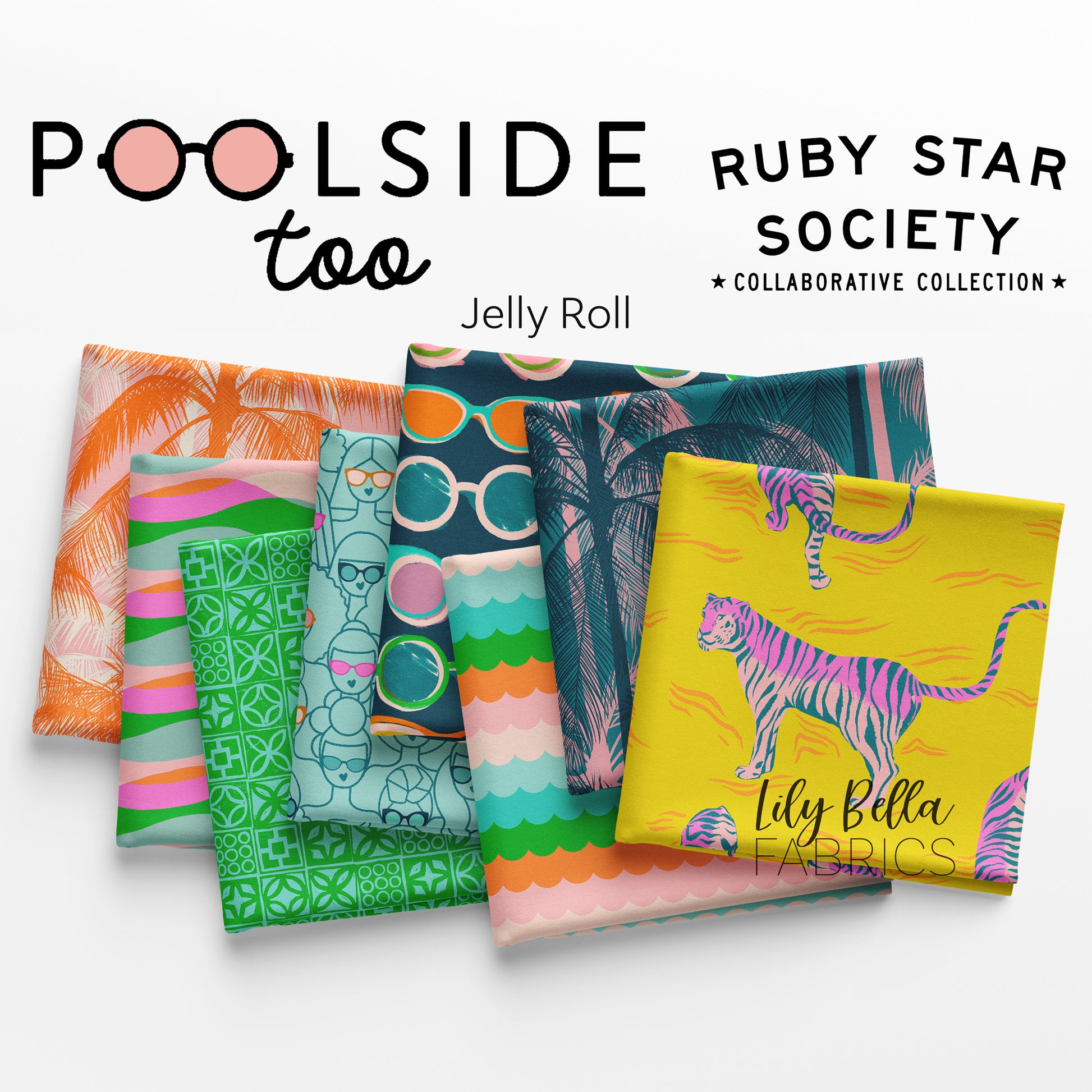 Poolside Too Jelly Roll (40 pieces) by Ruby Star Society Collaborative (RS5197JR)