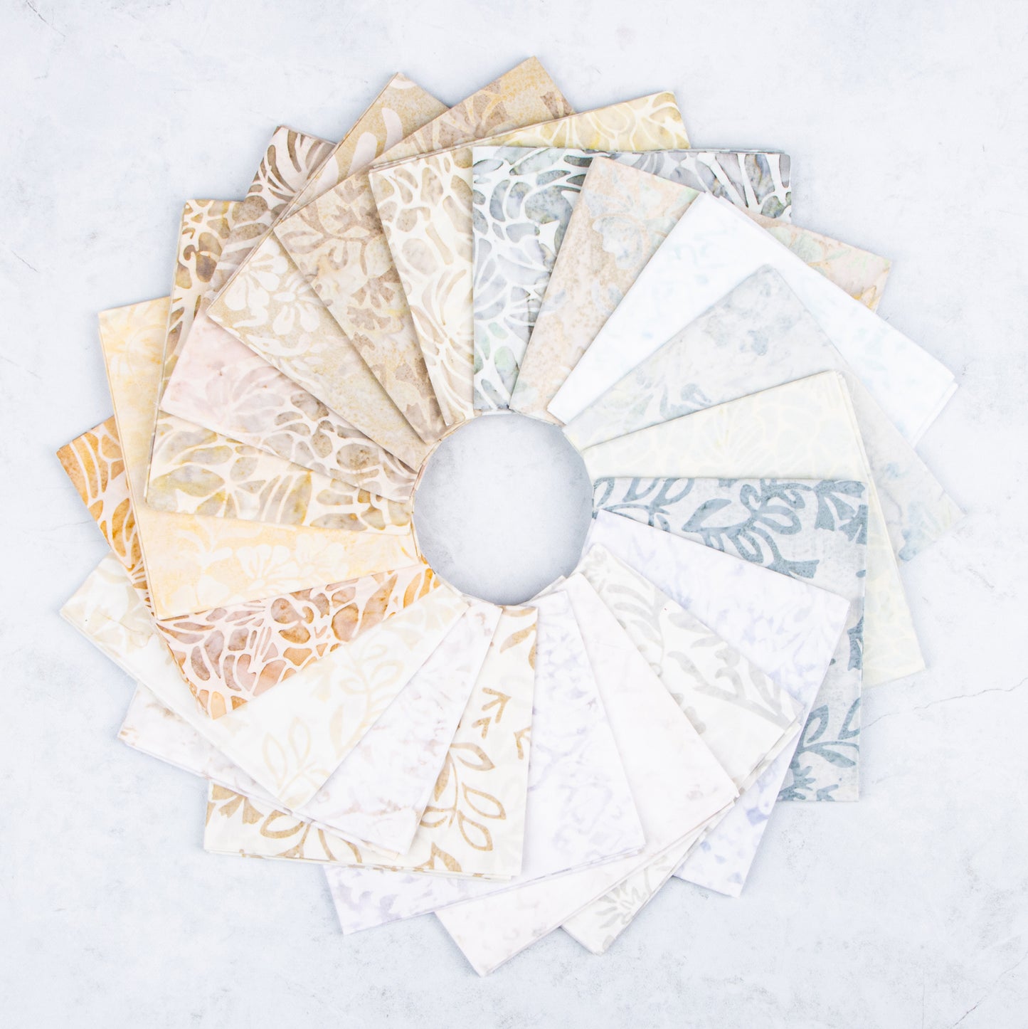 Porcelains Expressions Batiks 10 Inch Stacker (42 pieces) by  for Riley Blake Designs (10-23454-42)