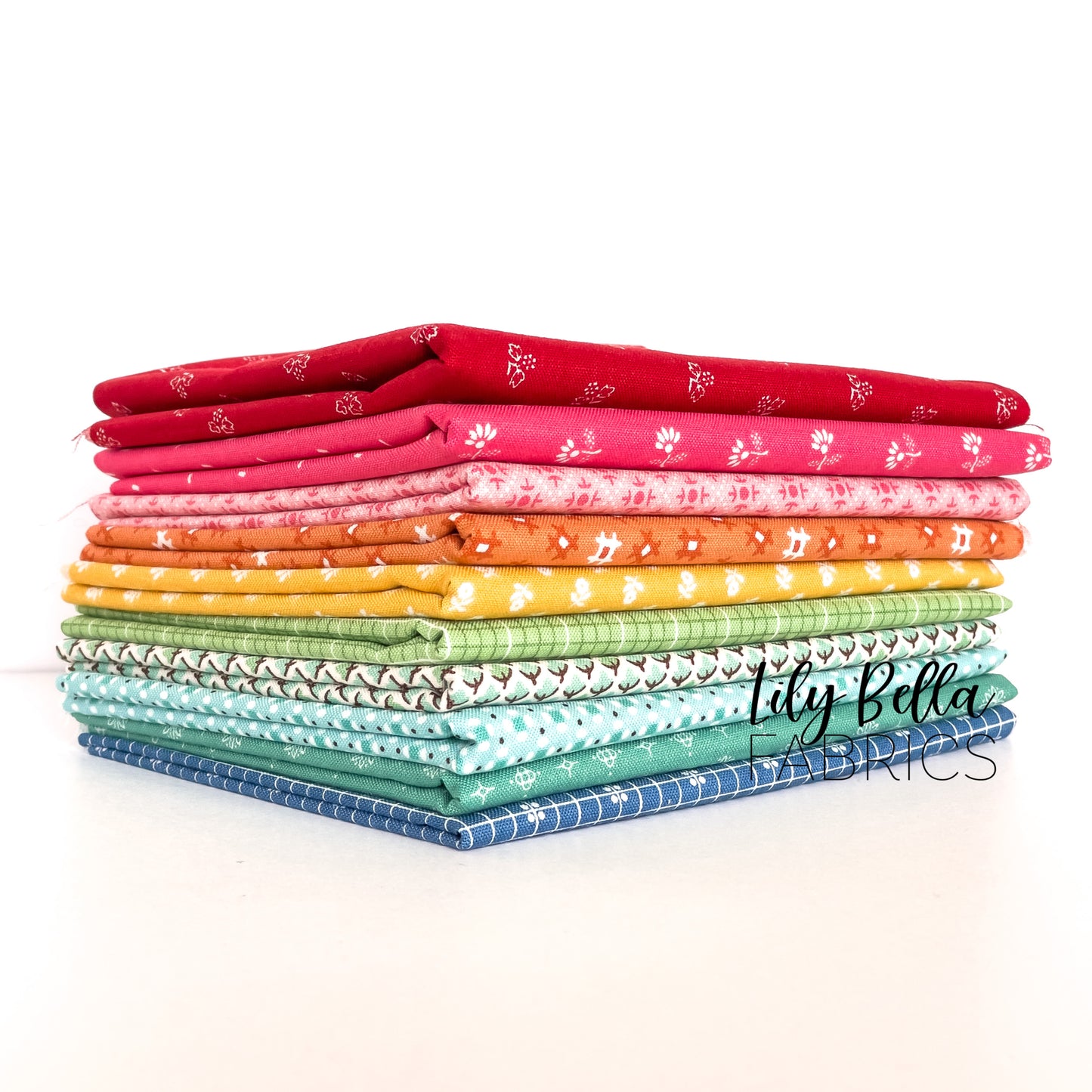 Prim Fat Quarter Bundle (10 pcs) by Lori Holt for Riley Blake