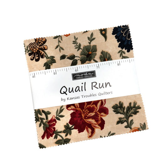 Quail Run Charm Pack (42 pieces) by Kansas Troubles Quilters for Moda (9830PP)