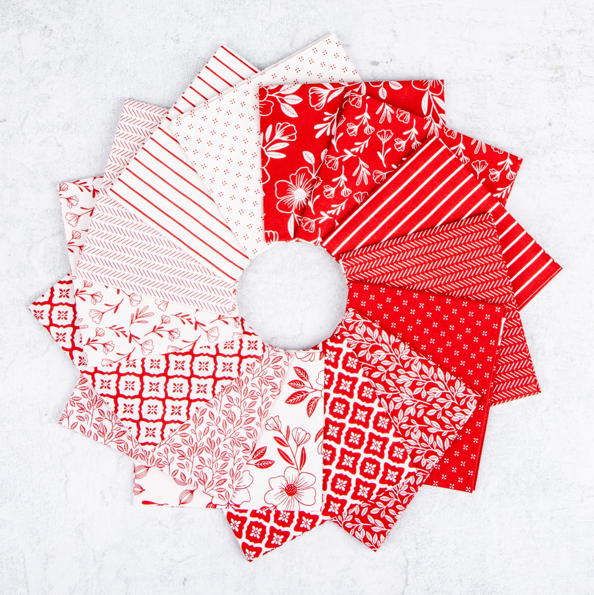 Radiant Ruby Fabric Collection by Dani Mogstad for Riley Blake Designs at Lily Bella Fabrics