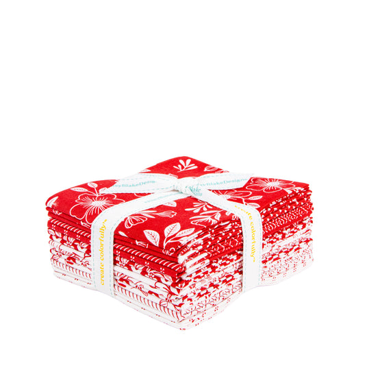 Radiant Ruby Fat Quarter Bundle (14 pieces) by Dani Mogstad for Riley Blake Designs (FQ-17260-14)