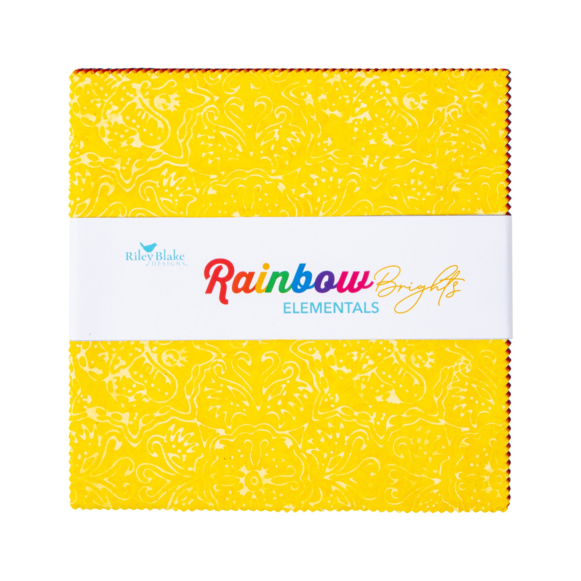 Rainbow Brights Elementals Expressions Batiks 10 Inch Stacker (42 pieces) by  for Riley Blake Designs (10-21701-42)
