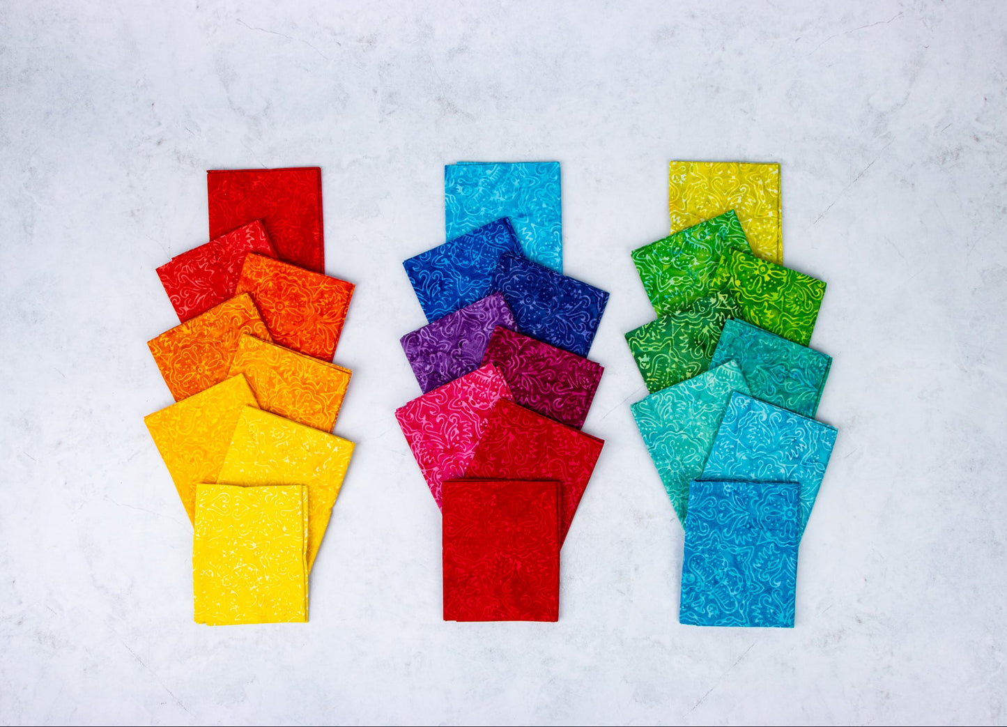 Rainbow Brights Elementals Expressions Batiks Fabric Collection by  for Riley Blake Designs at Lily Bella Fabrics