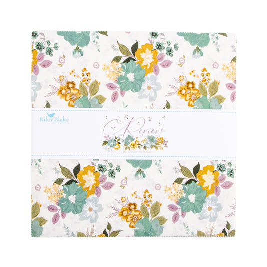 Renew 10 Inch Stacker (42 pieces) by Sandy Gervais for Riley Blake Designs (10-17280-42)