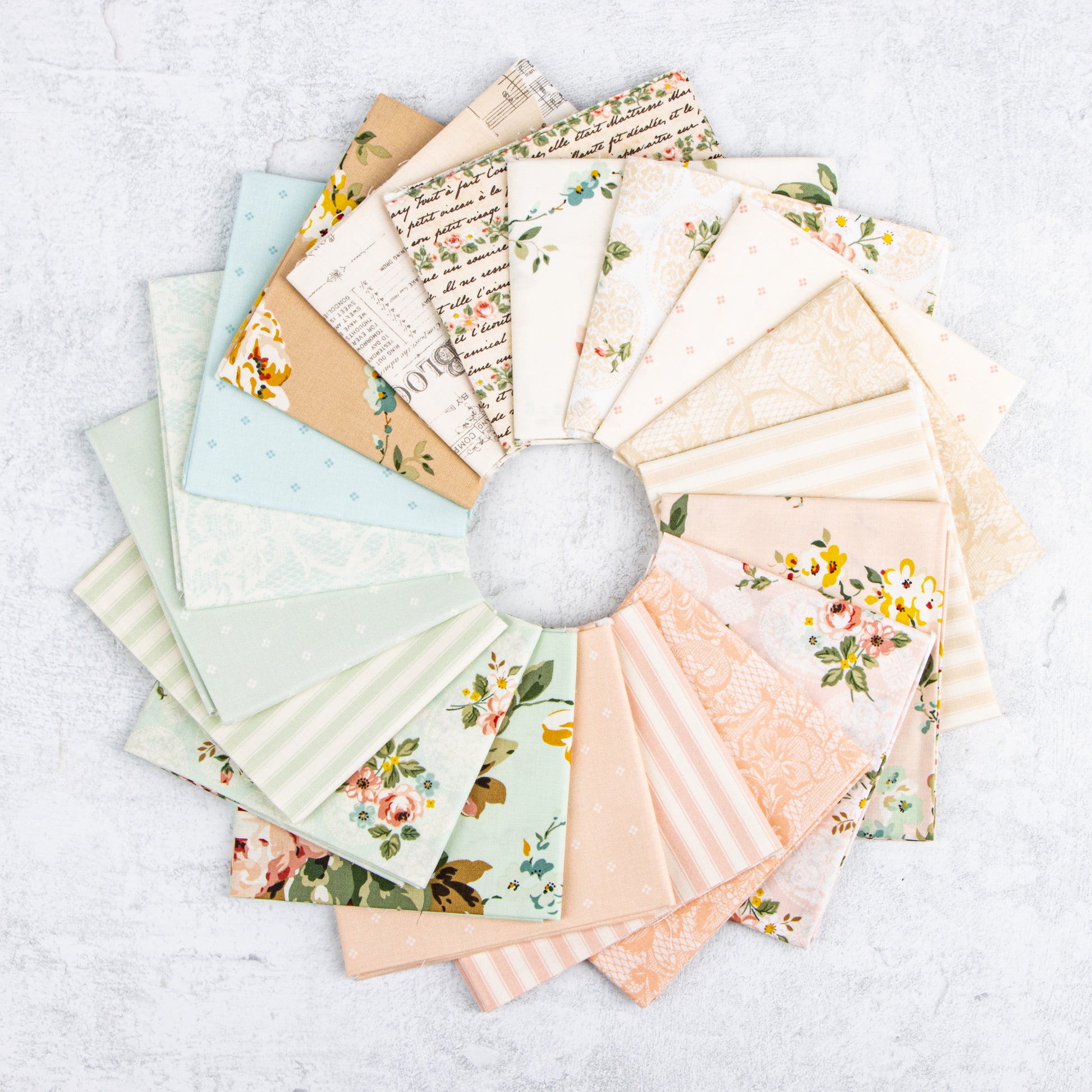 Rose and Violet's Bouquet des Fleurs Fabric Collection by Miss Rose Sister Violet for Riley Blake Designs at Lily Bella Fabrics