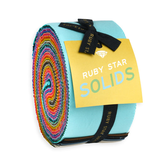 Ruby Star Solids Jelly Roll (40 pieces) by Ruby Star Society (RS5500JR)