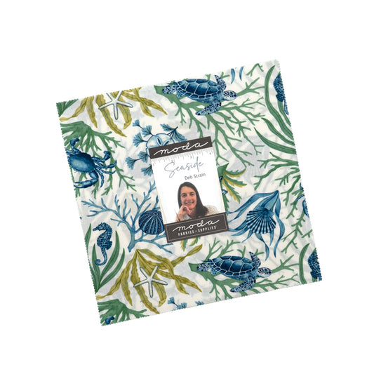 Seaside Layer Cake (42 pieces) by Deb Strain for Moda (56200LC)
