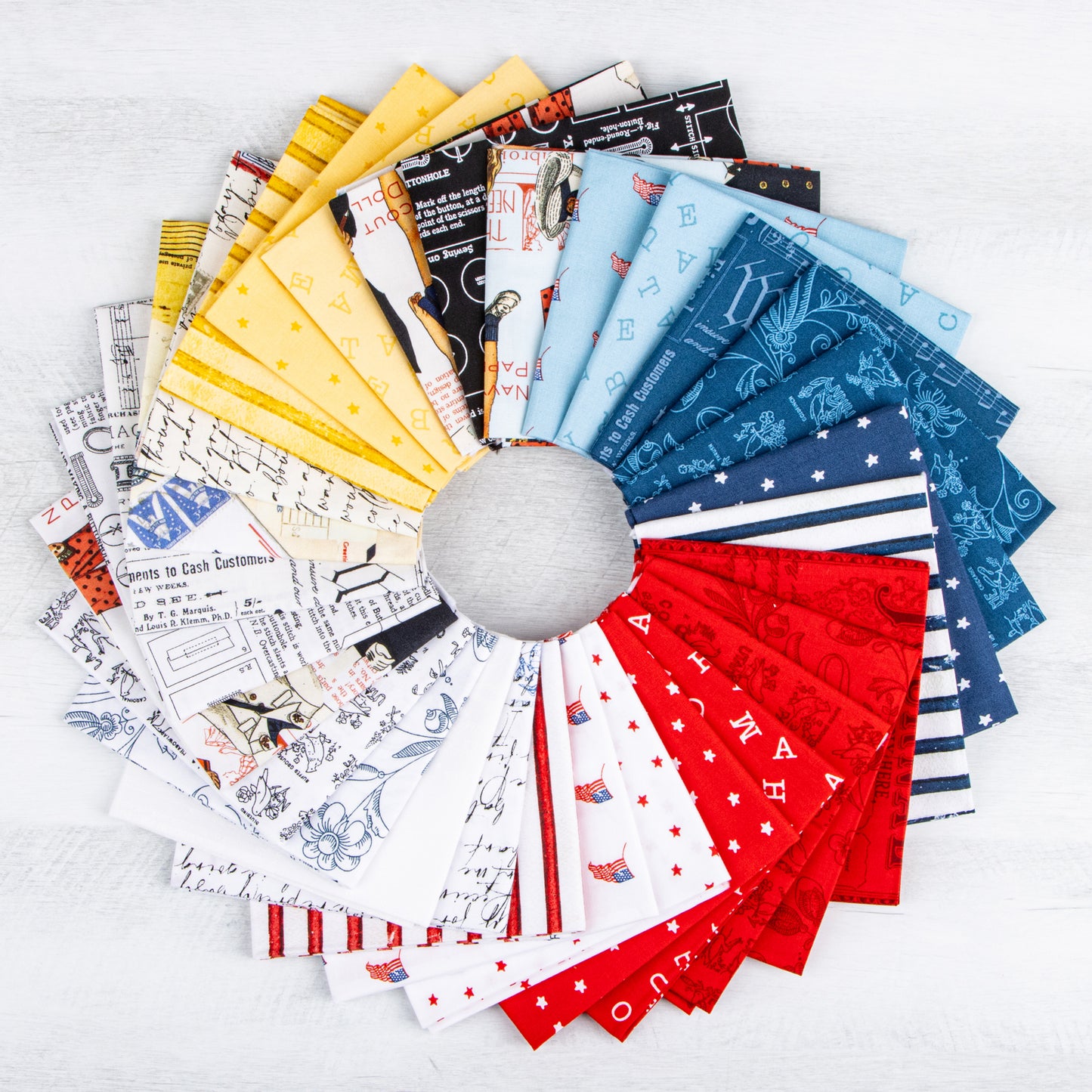 Sew America Fabric Collection by J. Wecker Frisch for Riley Blake Designs at Lily Bella Fabrics