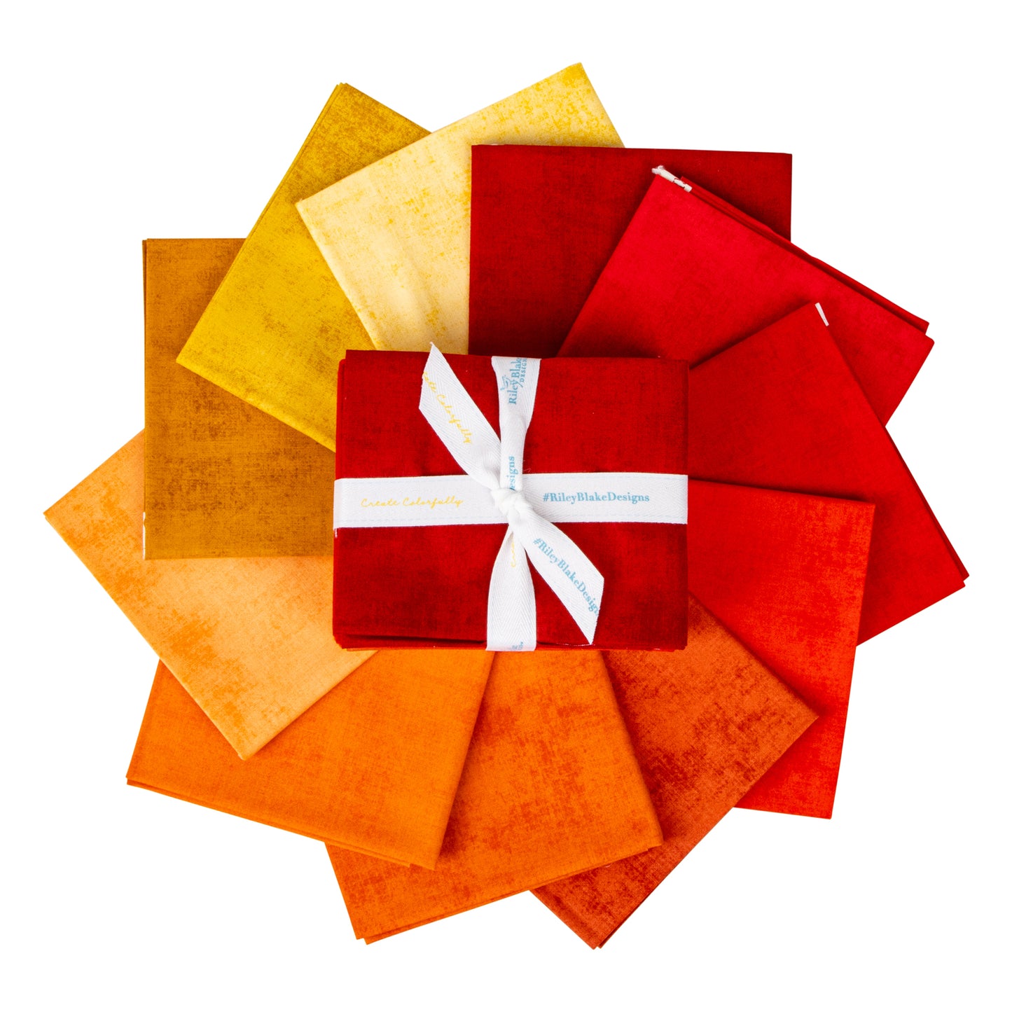  Shades - Sunset Fat Quarter Bundle (11 pieces) by The RBD Designers for Riley Blake Designs (FQ-SUN200-11)