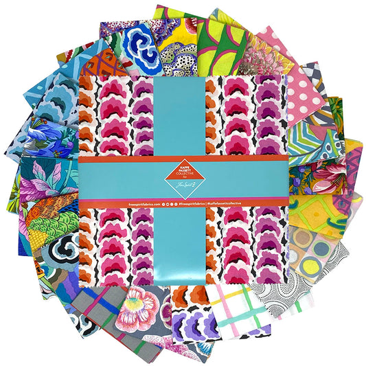 Soft - August 2026 10 Inch Charm Pack (42 pieces) by Kaffe Fassett Collective for FreeSpirit (FB610GP.AUG26SOFT)