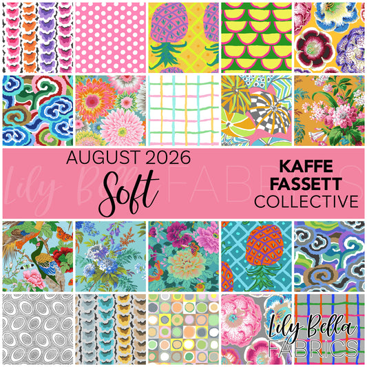 Soft - August 2026 Fabric Collection by Kaffe Fassett Collective for FreeSpirit at Lily Bella Fabrics