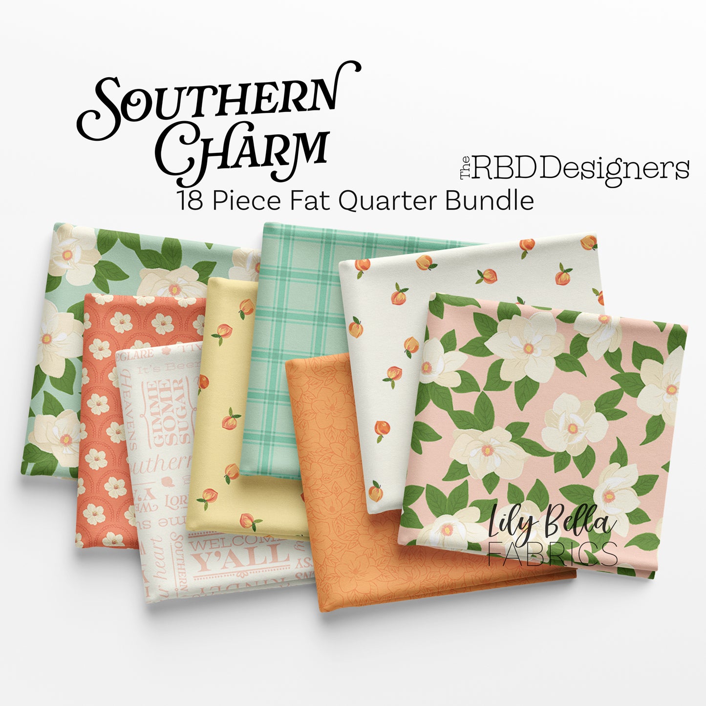 Southern Charm Fat Quarter Bundle (18 pieces) by The RBD Designers for Riley Blake Designs (FQ-17440-18)