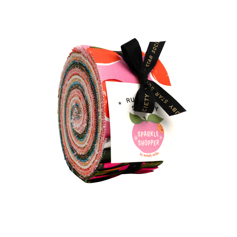 Sparkle Shopper Jelly Roll (40 pieces) by Melody Miller for Ruby Star Society (RS0125JR)
