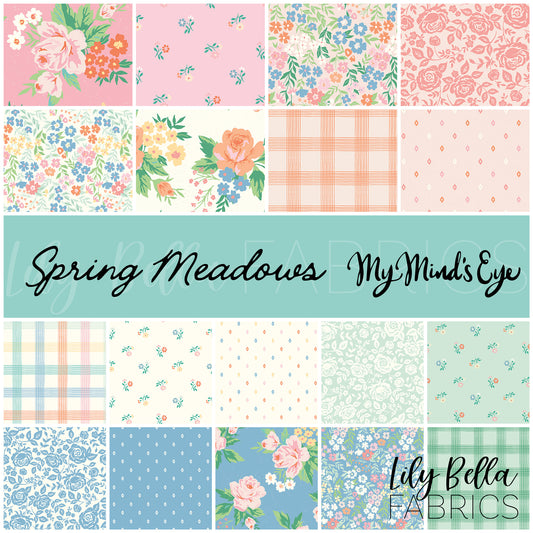 Spring Meadows Fabric Collection by My Mind's Eye for Riley Blake Designs at Lily Bella Fabrics