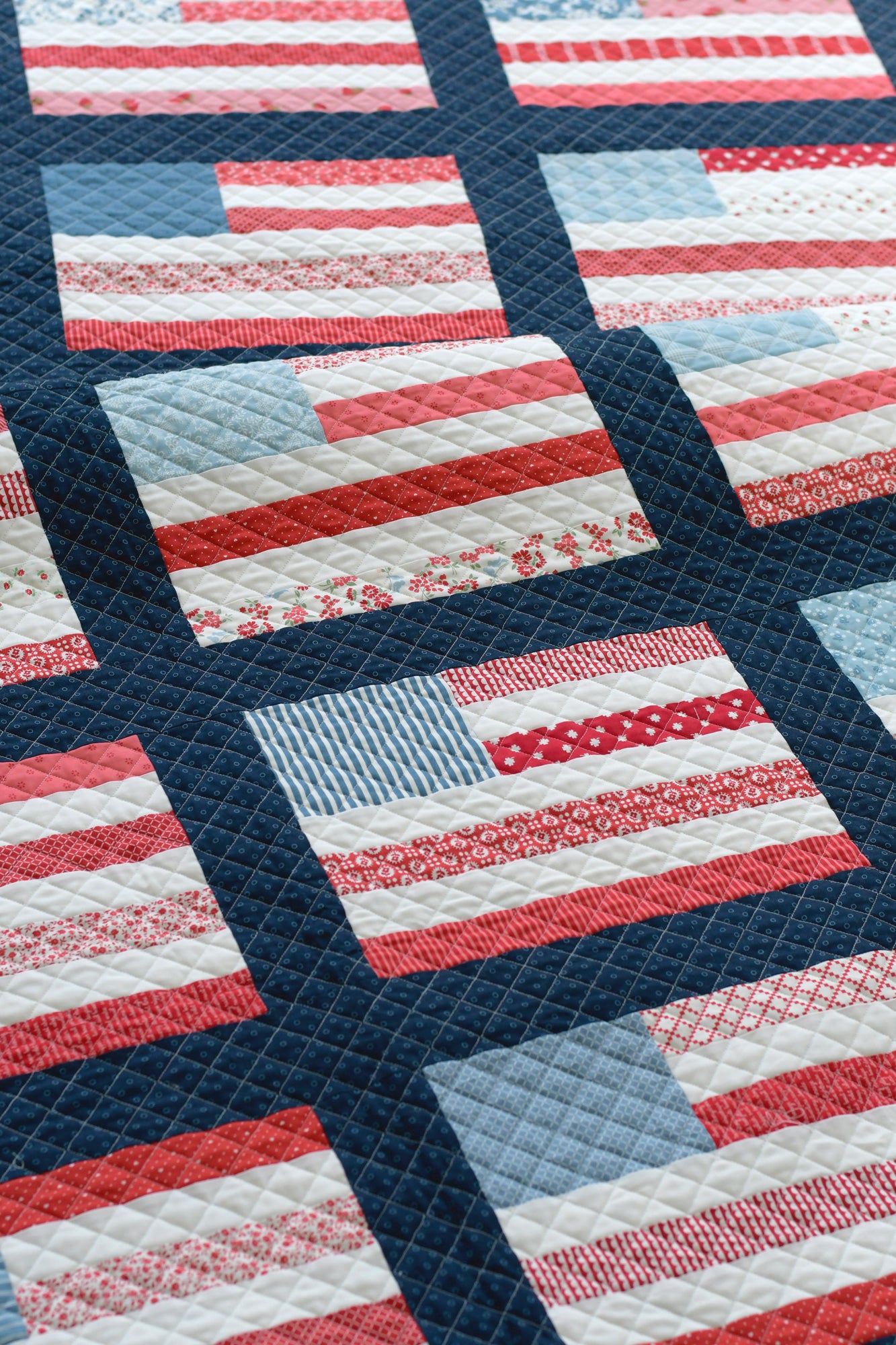 Stars and Stripes Fabric Collection by Camille Roskelley for Moda at Lily Bella Fabrics