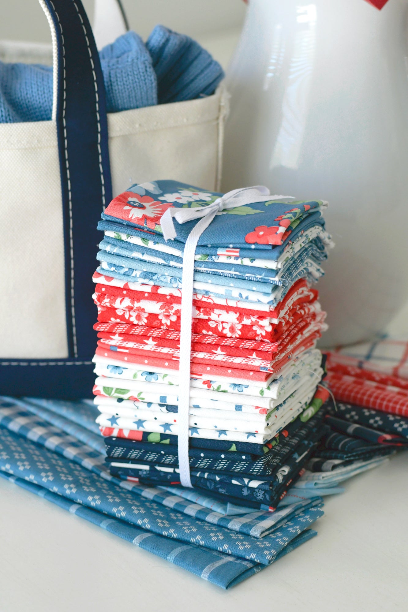 Stars and Stripes Fabric Collection by Camille Roskelley for Moda at Lily Bella Fabrics