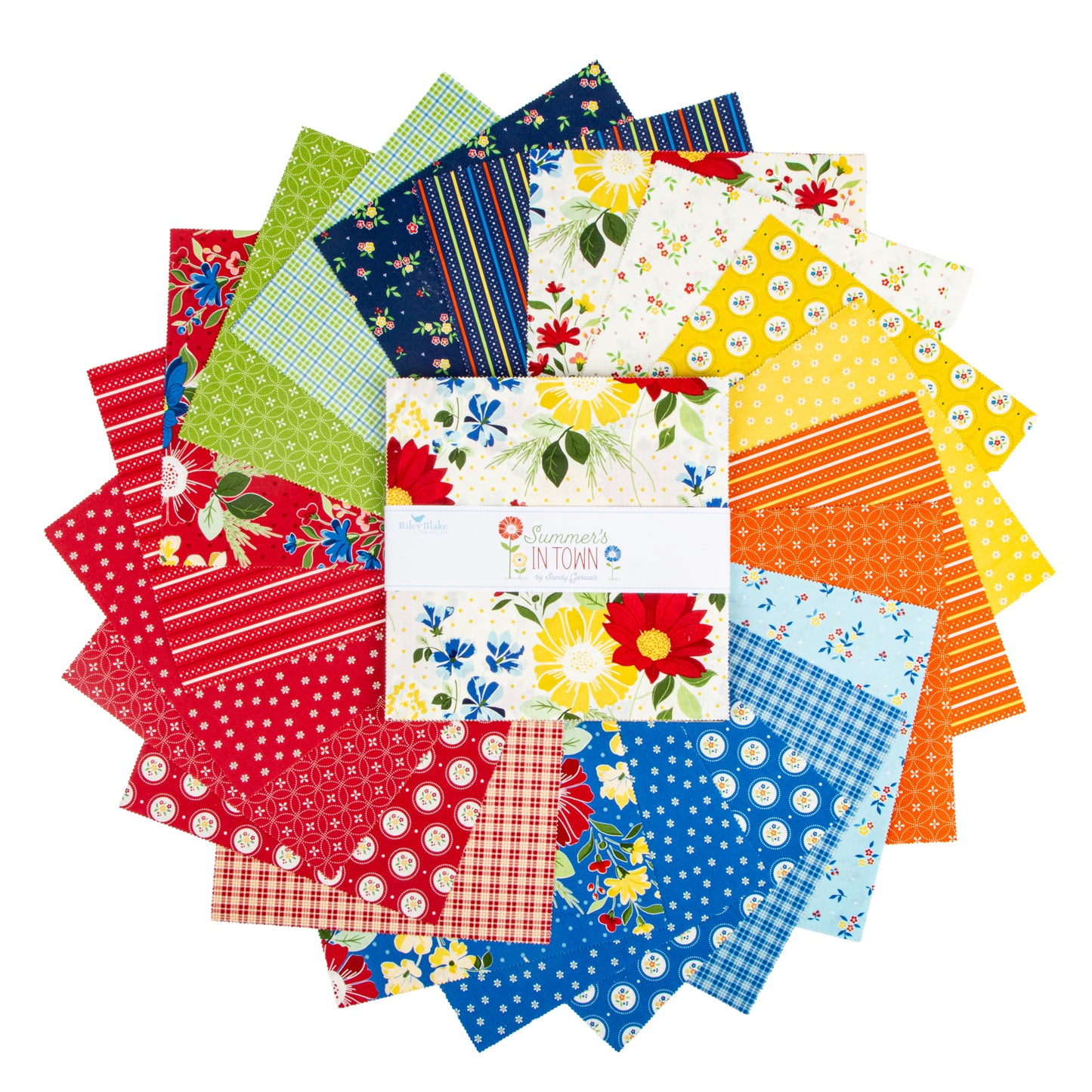 Summer's in Town Fabric Collection by Sandy Gervais for Riley Blake Designs at Lily Bella Fabrics