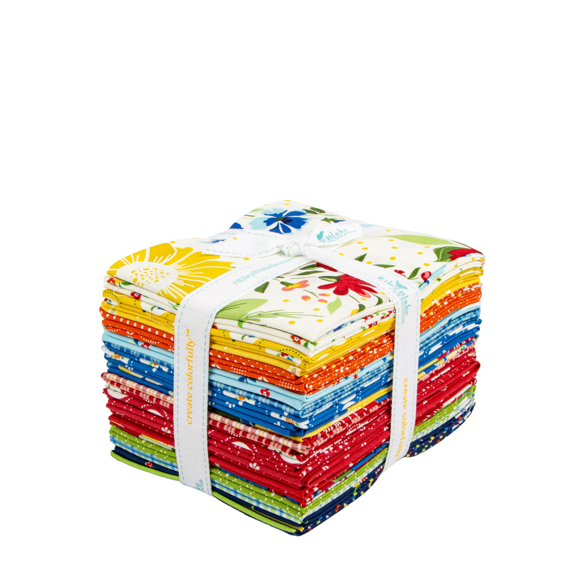 Summer's in Town Fat Quarter Bundle (21 pieces) by Sandy Gervais for Riley Blake Designs (17530AB)