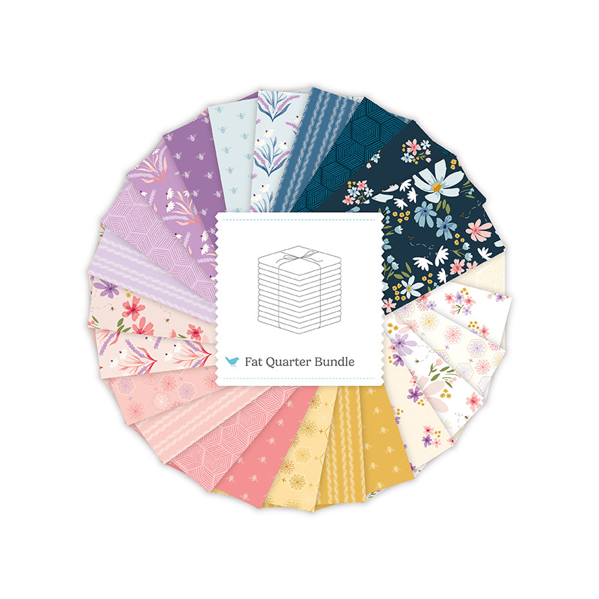 Sweet as Honey Fat Quarter Bundle (24 pieces) by Fran Gulick for Riley Blake Designs (FQ-18540-24)