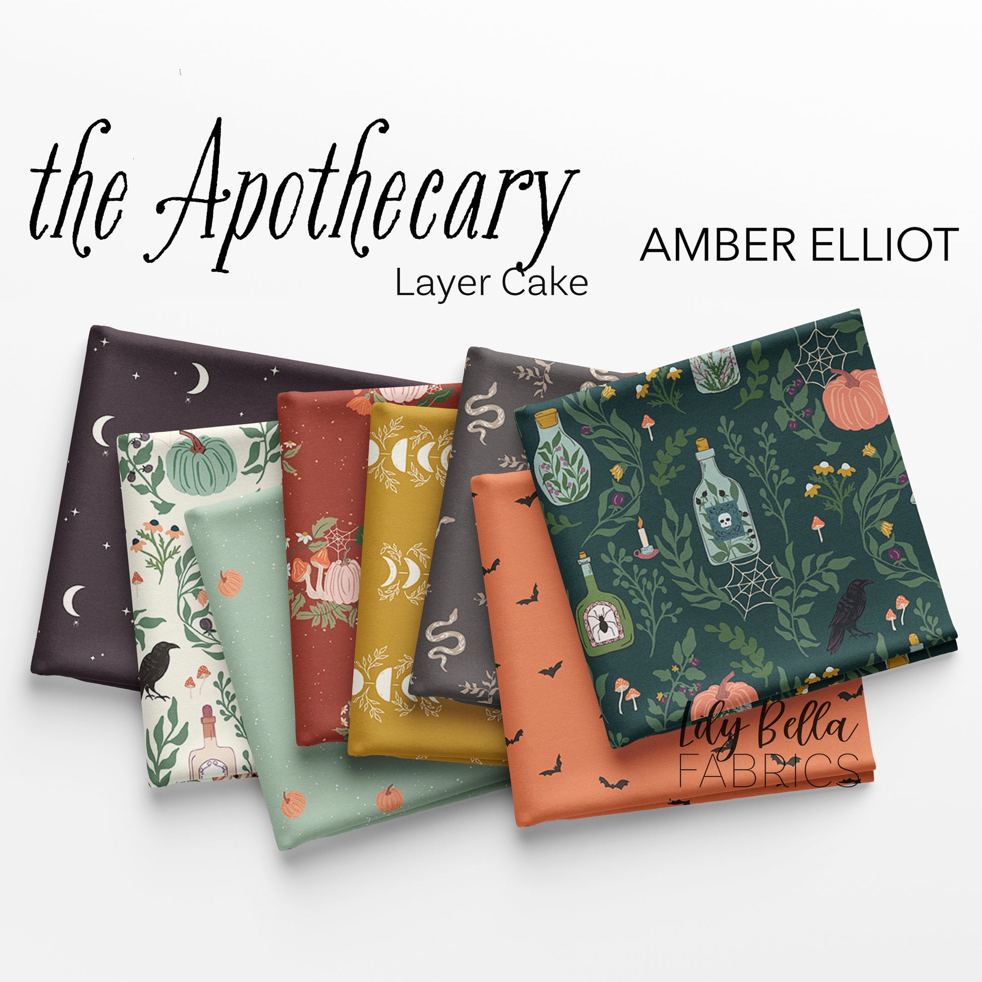 The Apothecary 10 Inch Stacker (42 pieces) by Amber Elliot for Riley Blake Designs (10-17550-42)