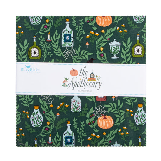 The Apothecary 10 Inch Stacker (42 pieces) by Amber Elliot for Riley Blake Designs (10-17550-42)