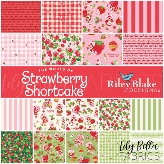 The World of Strawberry Shortcake™ Fabric Collection by Riley Blake Designs at Lily Bella Fabrics