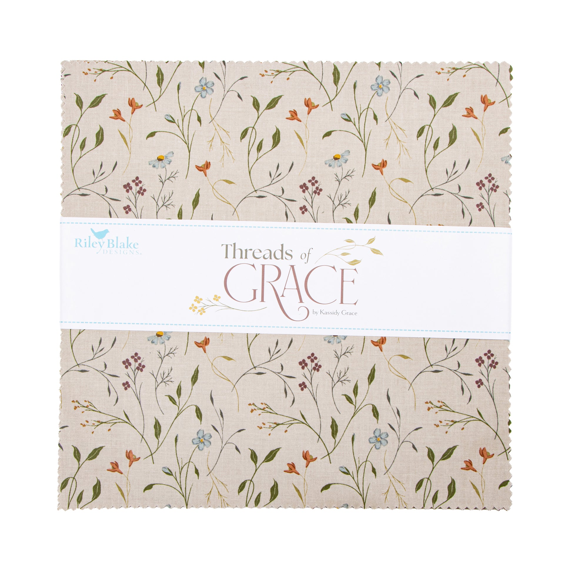 Threads of Grace 10 Inch Stacker (42 pieces) by Kassidy Grace for Riley Blake Designs (10-16820-42)