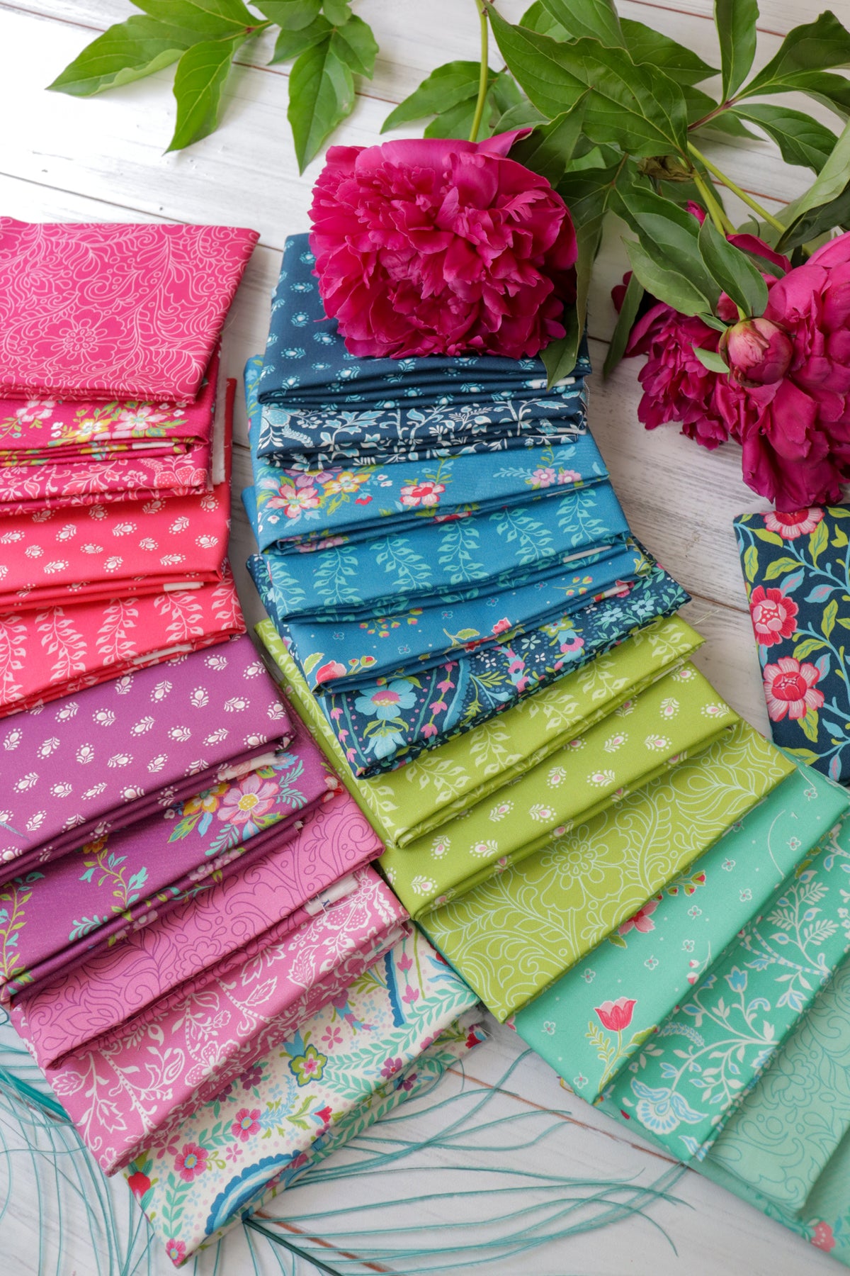 Tilbury Garden Fabric Collection by Crystal Manning for Moda at Lily Bella Fabrics