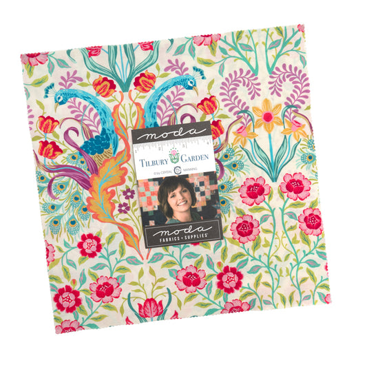 Tilbury Garden Layer Cake (42 pieces) by Crystal Manning for Moda (11990LC)