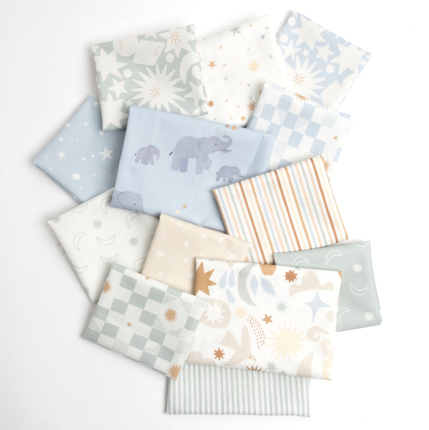 To the Moon and Back Fabric Collection by Paper and Cloth Design Studio for Moda at Lily Bella Fabrics