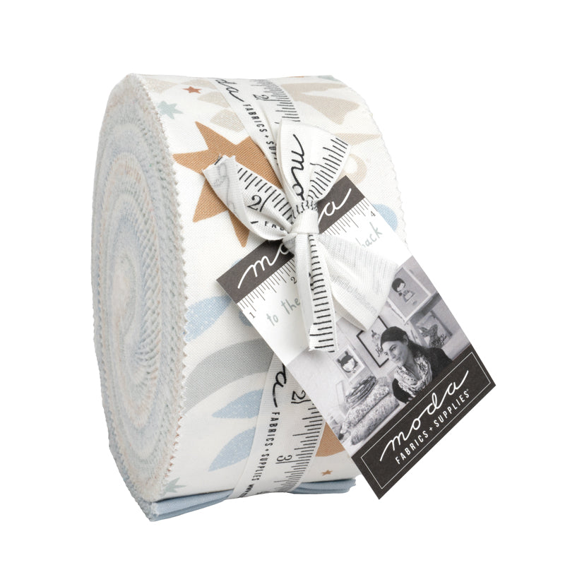 To the Moon and Back Jelly Roll (40 pieces) by Paper and Cloth Design Studio for Moda (25900JR)