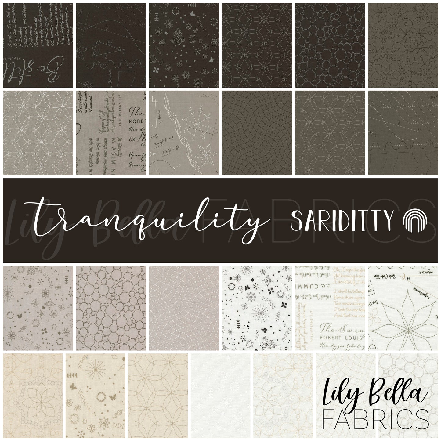 Tranquility Fabric Collection by Sariditty for Moda at Lily Bella Fabrics