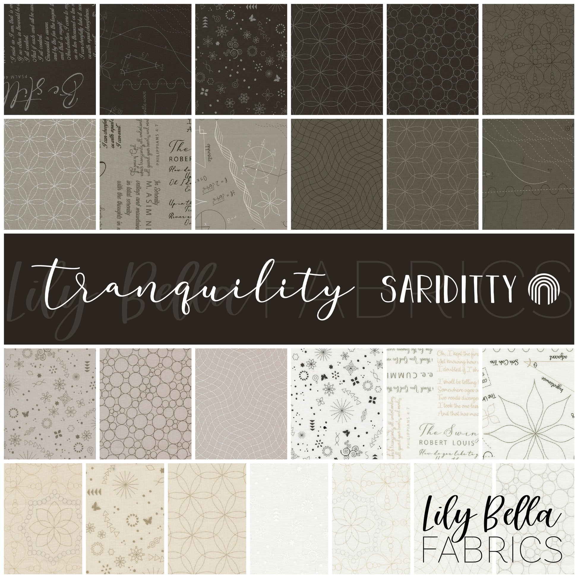 Tranquility Fabric Collection by Sariditty for Moda at Lily Bella Fabrics