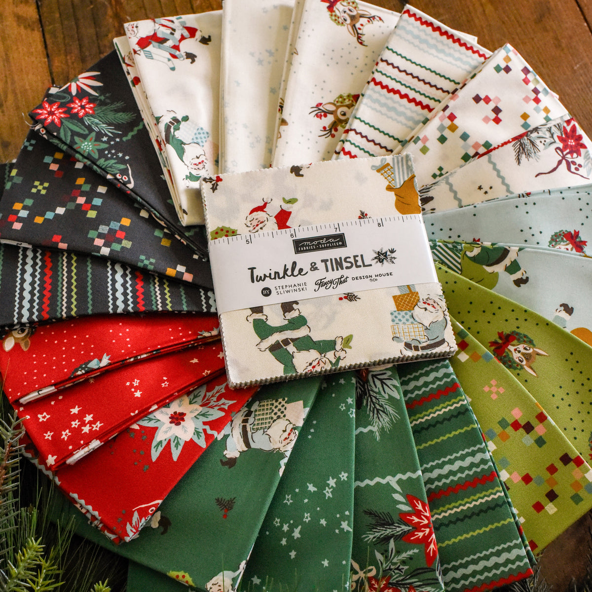 Twinkle and Tinsel Fabric Collection by Fancy That Design House and Co. for Moda at Lily Bella Fabrics