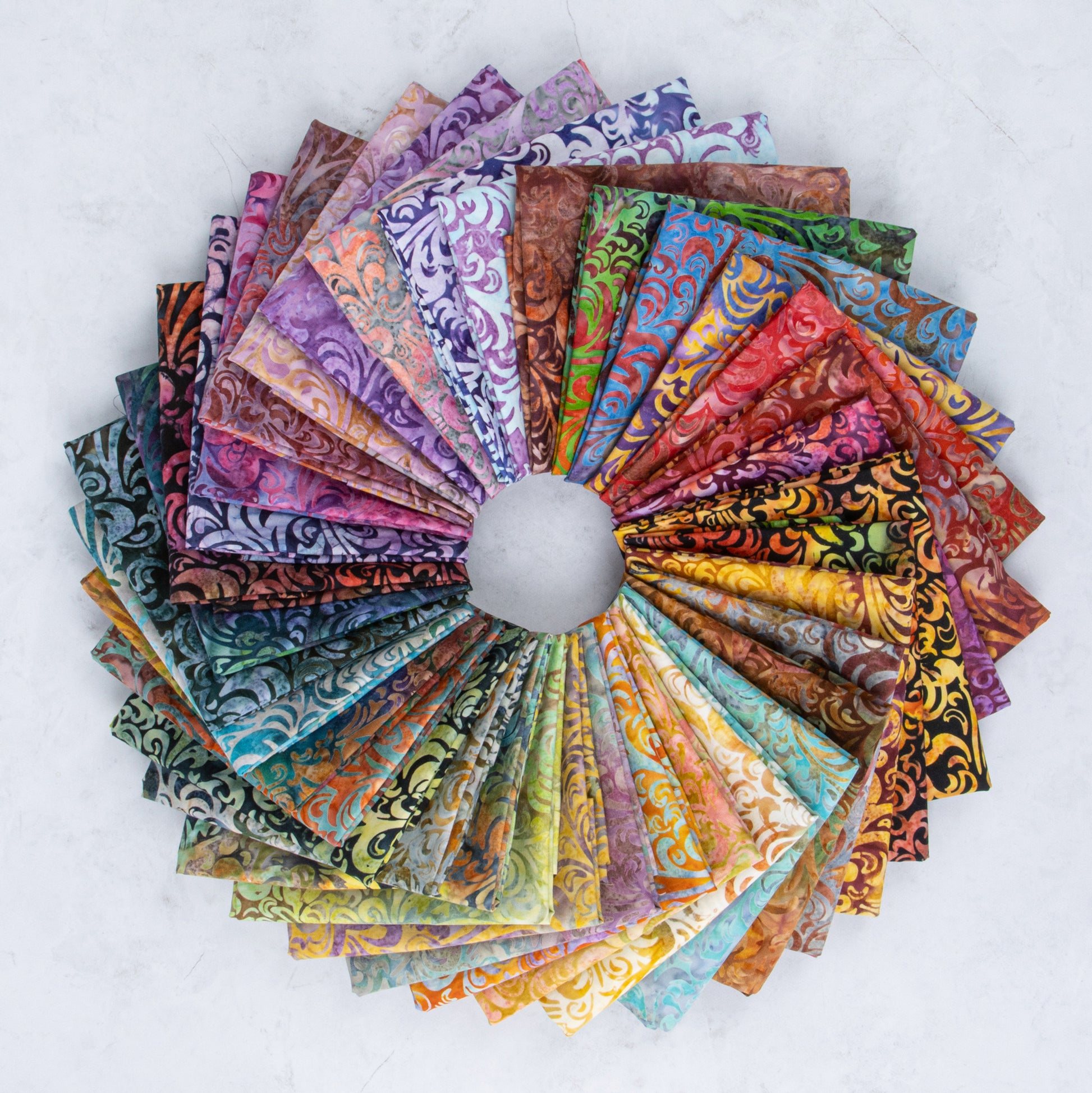 Twirl and Swirl Elementals Expressions Batiks Fabric Collection by Riley Blake Designs at Lily Bella Fabrics