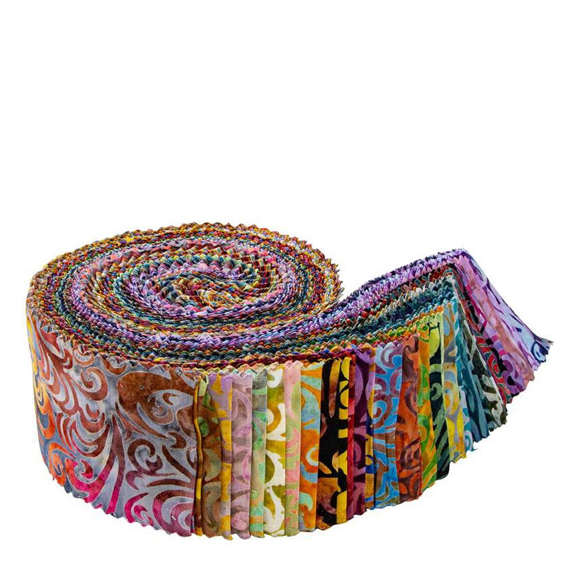 Twirl and Swirl Elementals Expressions Batiks Rolie Polie (40 pieces) by Riley Blake Designs (RP-21901-40)