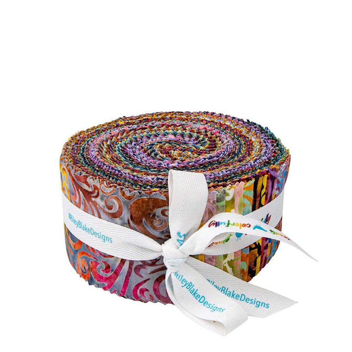 Twirl and Swirl Elementals Expressions Batiks Rolie Polie (40 pieces) by Riley Blake Designs (RP-21901-40)
