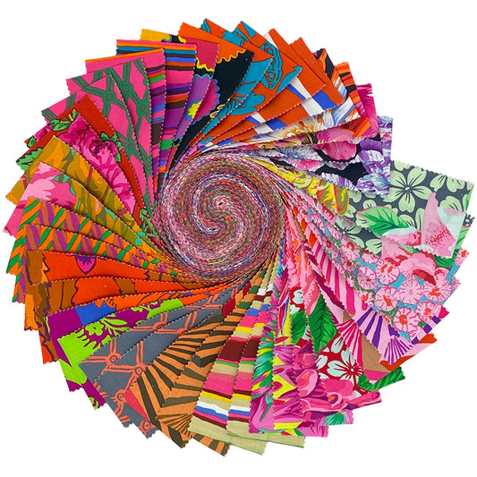 Warm - February 2026 Design Roll (40 pieces) by Kaffe Fassett Collective for FreeSpirit (FB4DRGP.FEB26WARM)