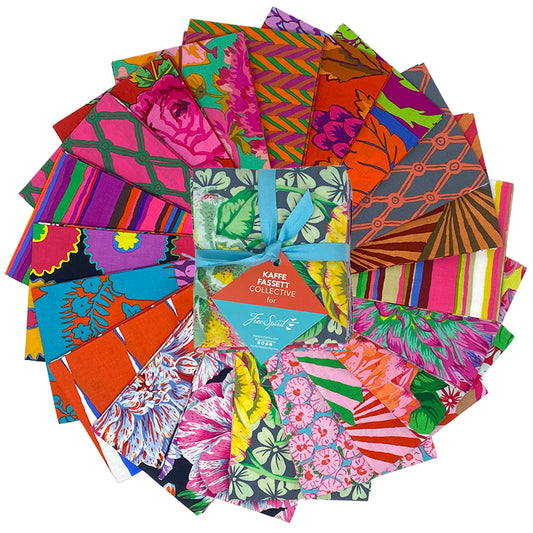 Warm - February 2026 Fat Quarter Bundle (20 pieces) by Kaffe Fassett Collective for FreeSpirit (FB4FQGP.FEB26WARM)