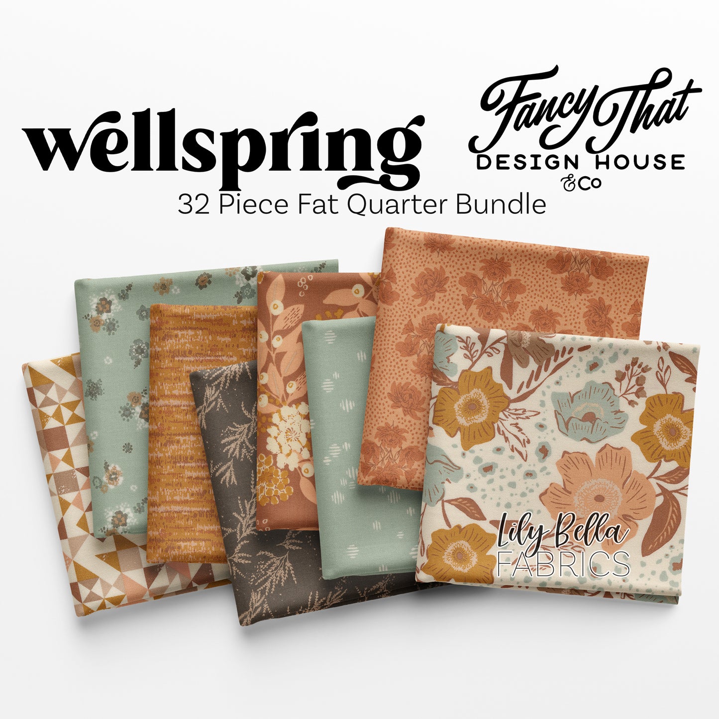 Wellspring Fat Quarter Bundle (32 pieces) by Fancy That Design House and Co. for Moda (45670AB)