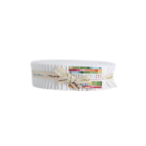 White Bella Solids Honey Bun (40 pieces) by Moda (9900HB 98) 