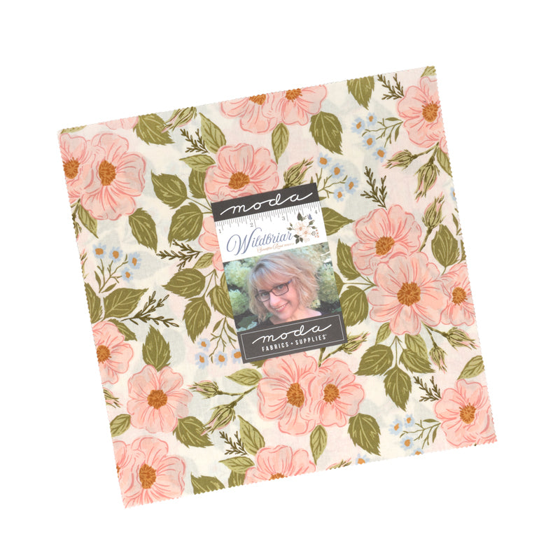 Wildbriar Layer Cake (42 pieces) by Sweetfire Road Design Co. for Moda (43220LC)