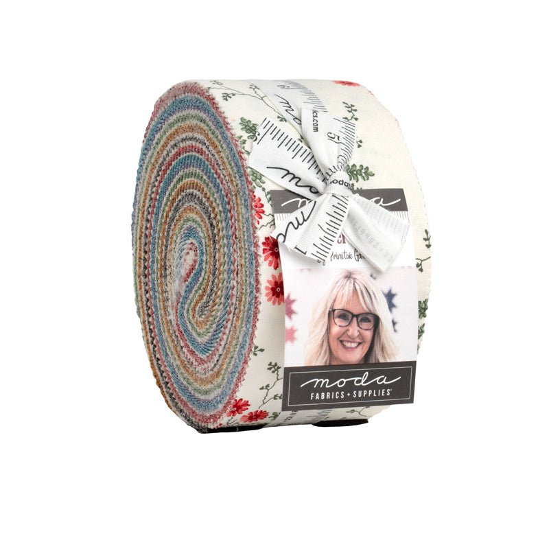 Wildflower Gatherings Jelly Roll (40 pieces) by Primitive Gatherings for Moda (49350JR)