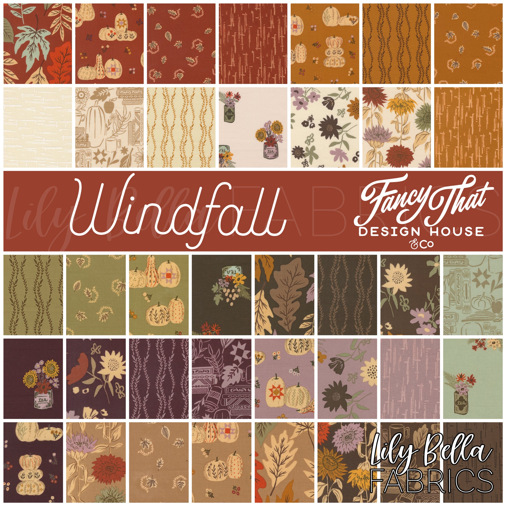 Windfall Fat Quarter Bundle (39 pieces) by Fancy That Design House and Co. for Moda (45650AB)