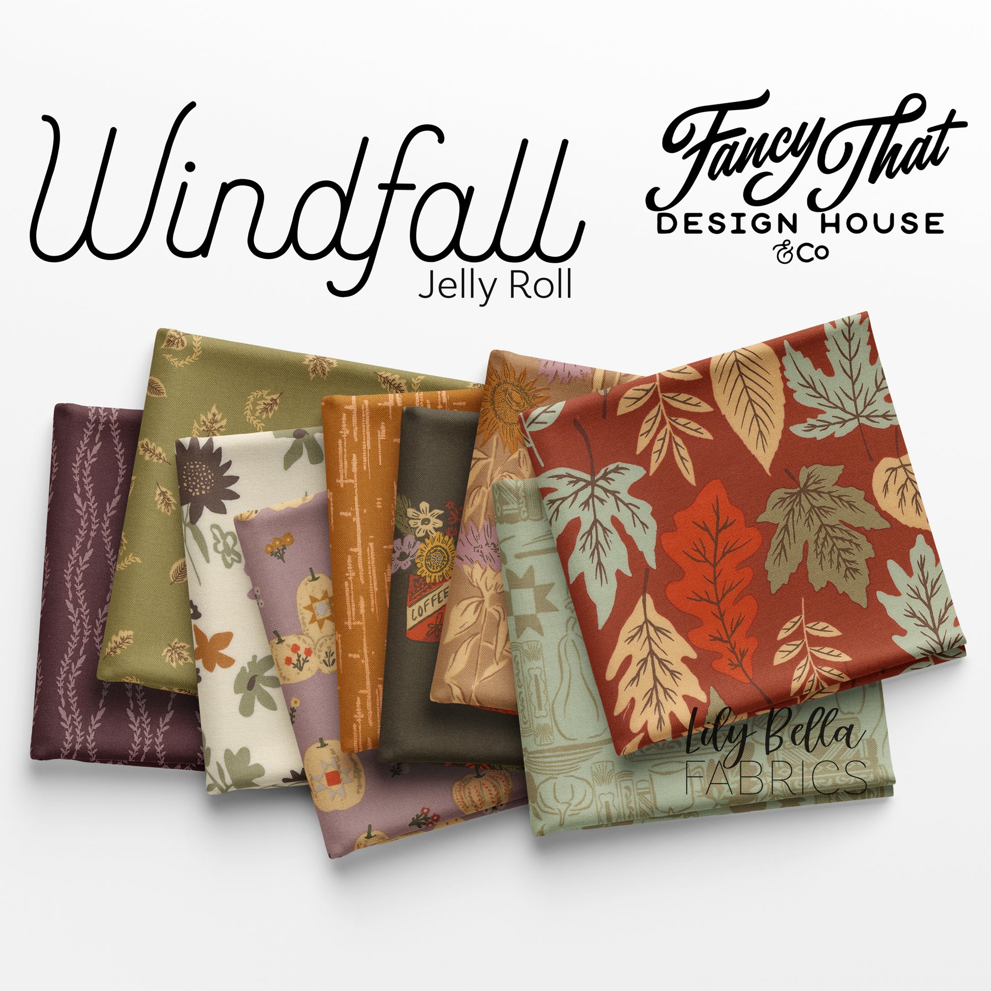 Windfall Jelly Roll (40 pieces) by Fancy That Design House and Co. for Moda (45650JR)