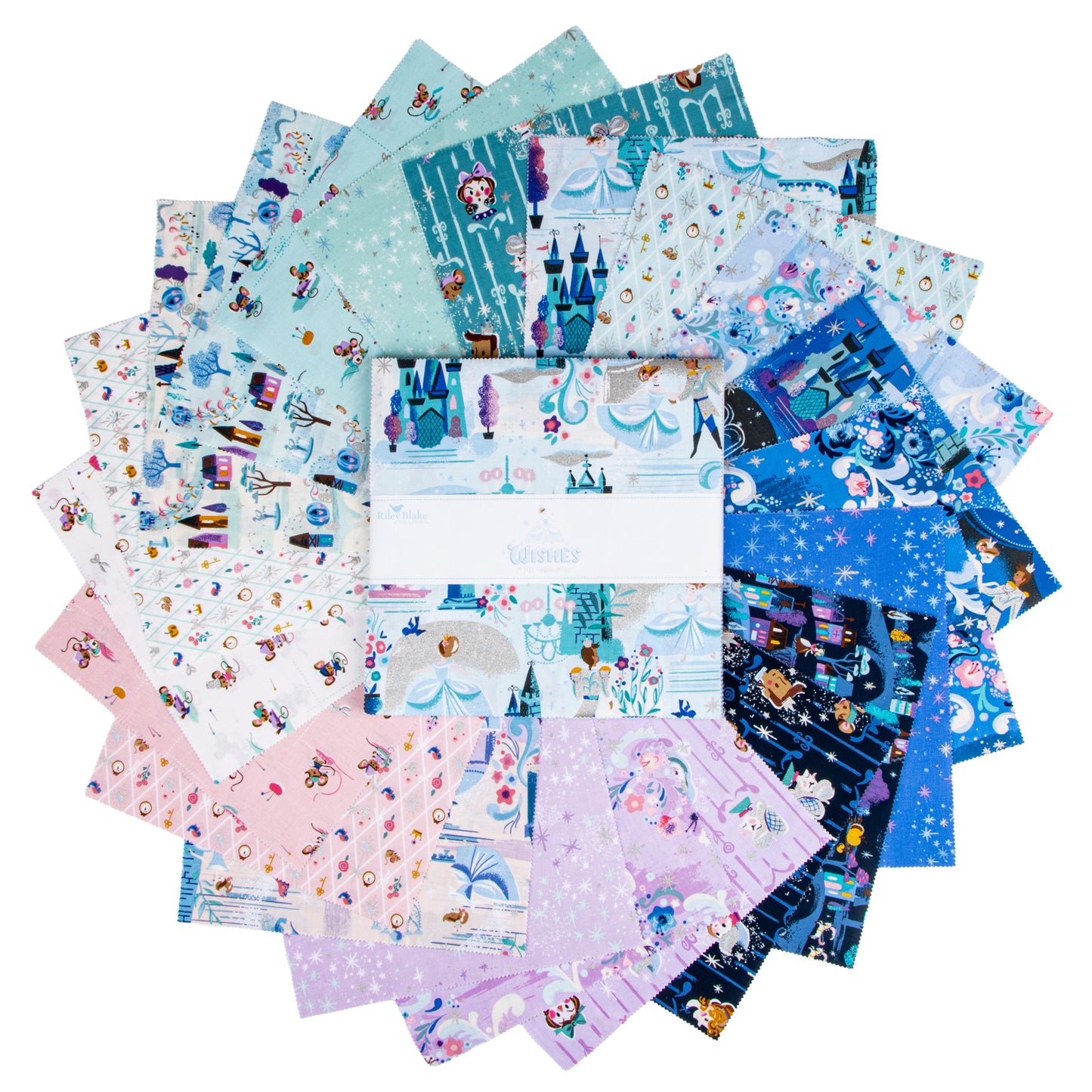 Wishes 10 Inch Stacker (42 pieces) by Jill Howarth for Riley Blake Designs (10-18070-42)