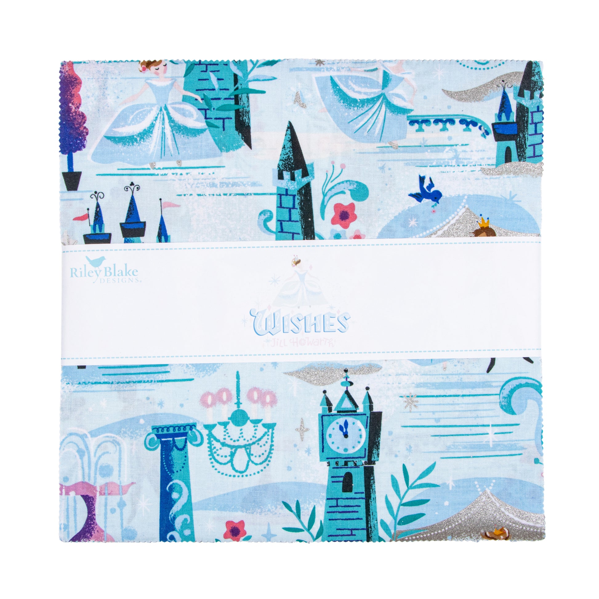 Wishes 10 Inch Stacker (42 pieces) by Jill Howarth for Riley Blake Designs (10-18070-42)